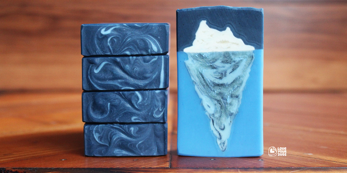Iceberg artisan handmade soap by Love Your Suds