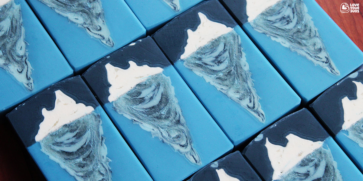 Iceberg small batch soap by Love Your Suds